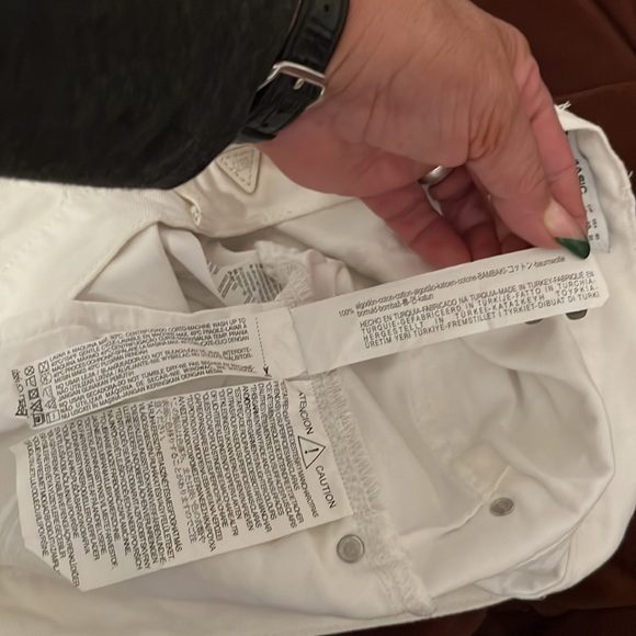 Zara basic white distress denim - Picture 6 of 7